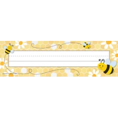 BUZZING BEES FLAT NAME PLATES
