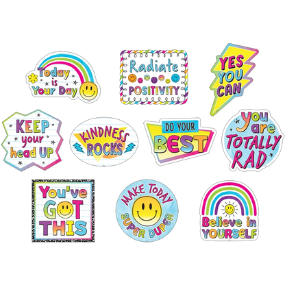 Brights 4Ever Positive Sayings Accents 30 PCS
