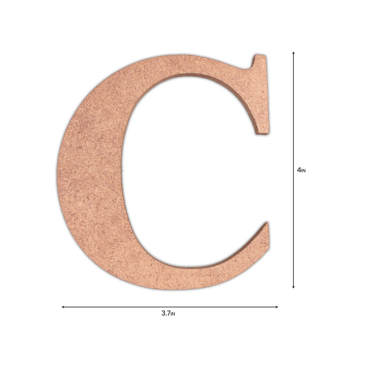 C  Little Birdie MDF Alphabets Upper Case | 4" | 1 Pkg