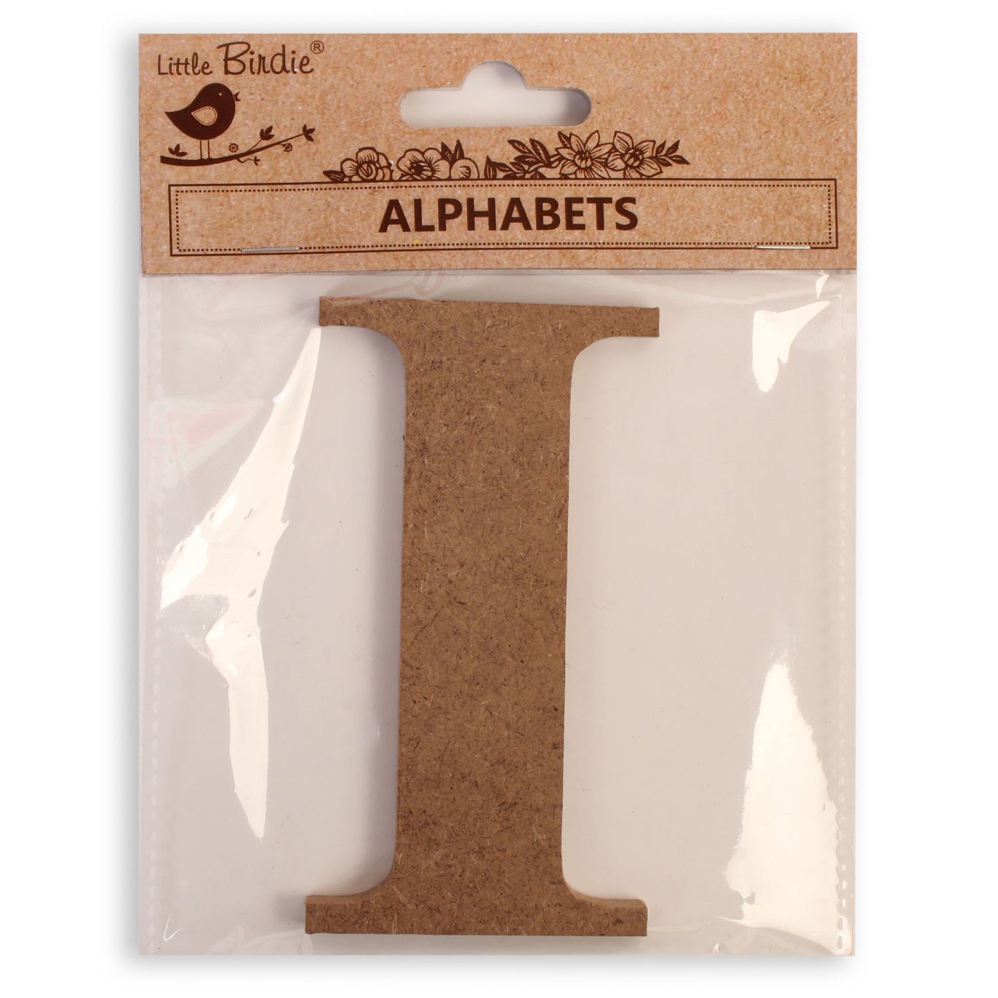 I Little Birdie MDF Alphabets Upper Case | 4" | 1 Pkg