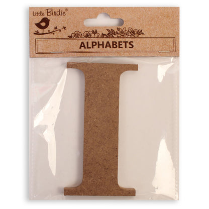 I Little Birdie MDF Alphabets Upper Case | 4" | 1 Pkg