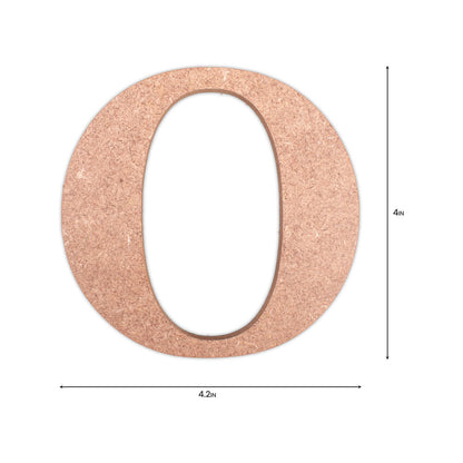 O Little Birdie MDF Alphabets Upper Case | 4" | 1Pkg