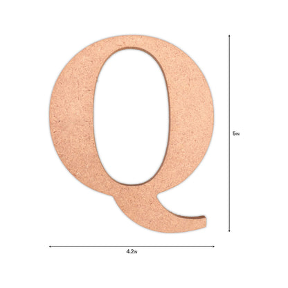 Q Little Birdie MDF Alphabets Upper Case | 4" | 1Pkg