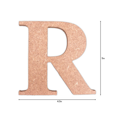 R Little Birdie MDF Alphabets Upper Case | 4" | 1Pkg