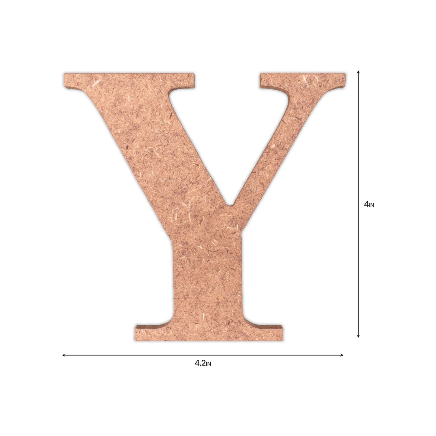 Y Little Birdie MDF Alphabets Upper Case | 4" | 1Pkg