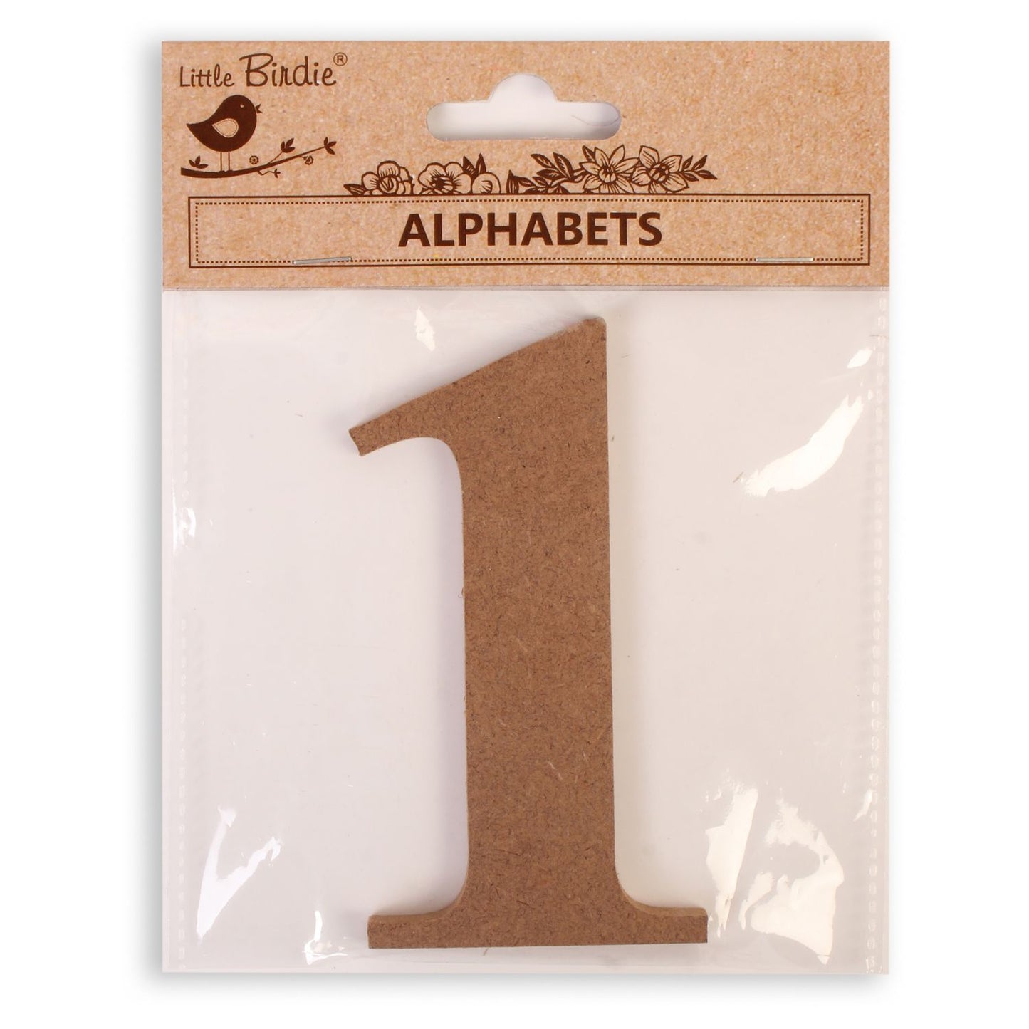 1  Little Birdie MDF Number | 4" | 1Pkg