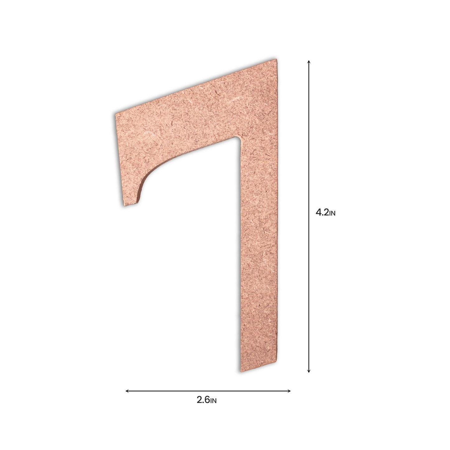 7 Little Birdie MDF Number | 4" | 1Pkg