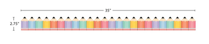 Cool for School Pencils Die-Cut Border Trim