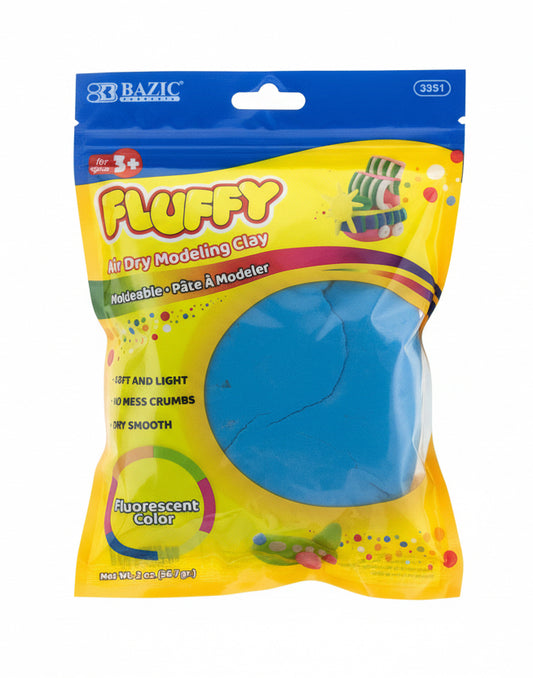 Art Clay & Dough › 2 Oz. Fluorescent Colors Air Dry Modeling Clay