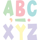 PASTEL POP 7" FUN FONT LETTERS