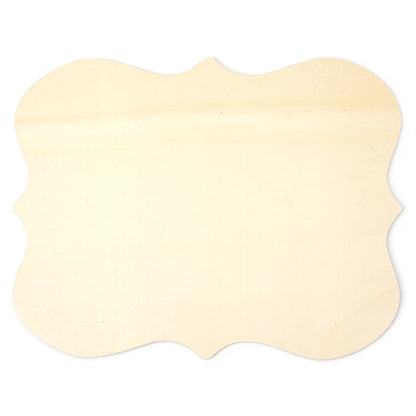 CousinDIY Rectangle  Unfinished Wood Shape