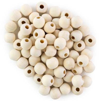 CousinDIY Wood Round Beads | 70Pk