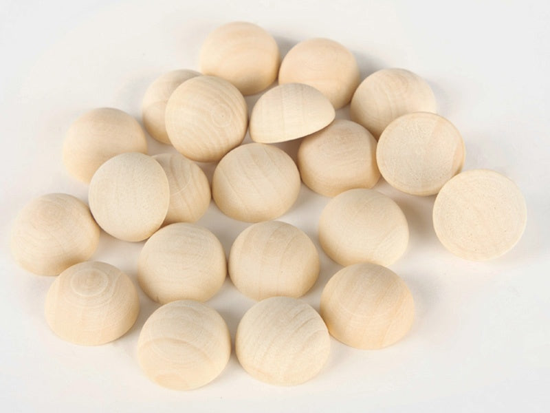 CousinDIY Split Ball Wood Beads | 30Pk