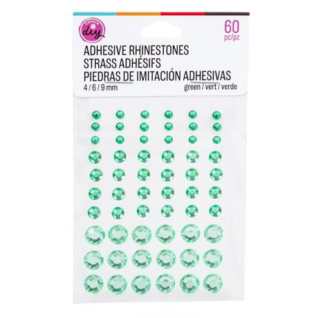 Green  Rhinestones | 60pk
