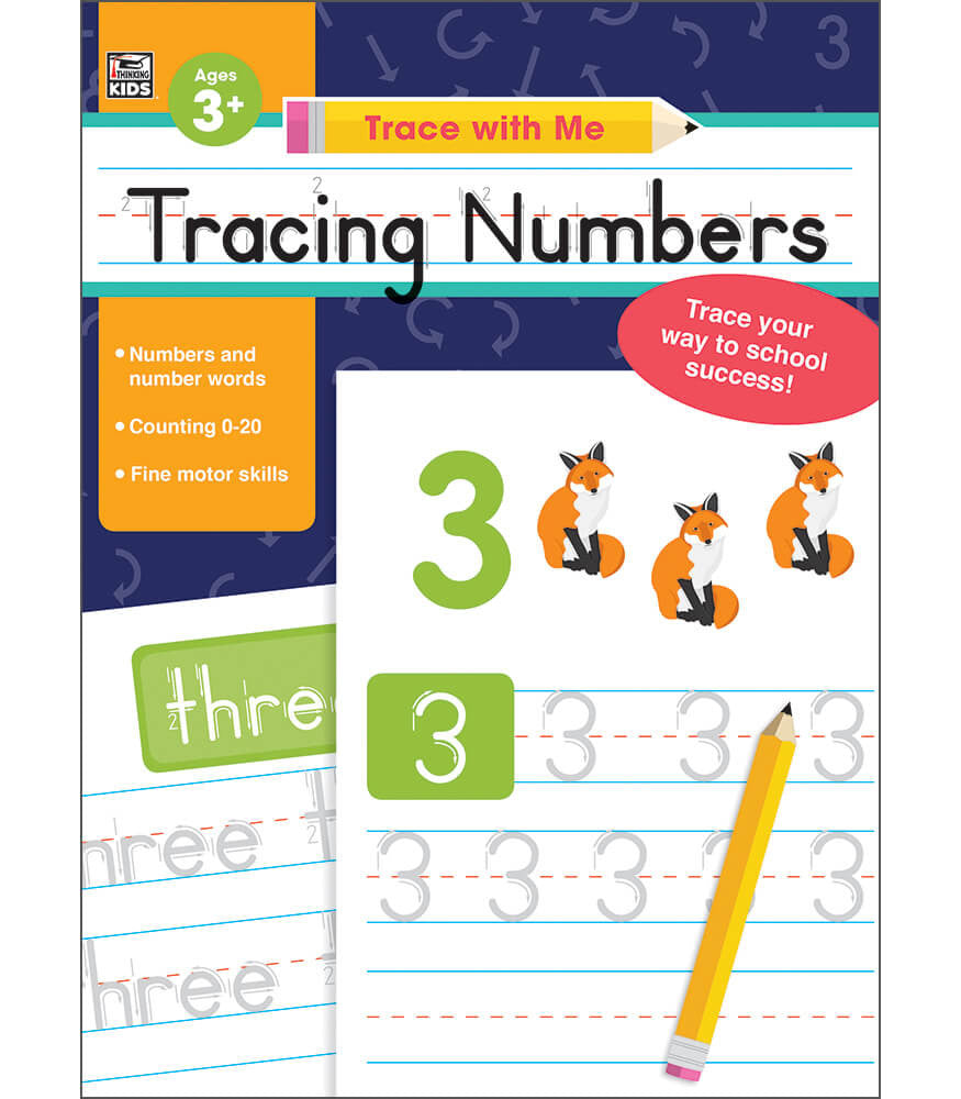 Traicing Numbers Activity Book | Toddler-K