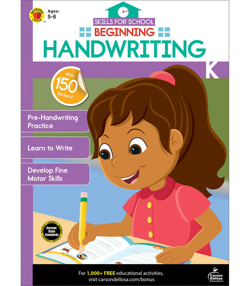 Beginning Handwriting Activity Book | K-1
