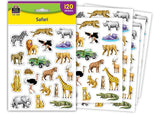 SAFARI STICKERS 120PCS