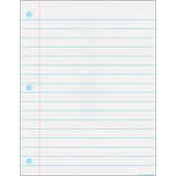 NOTEBOOK PAPER WRITE-ON/WIPE-OFF CHART