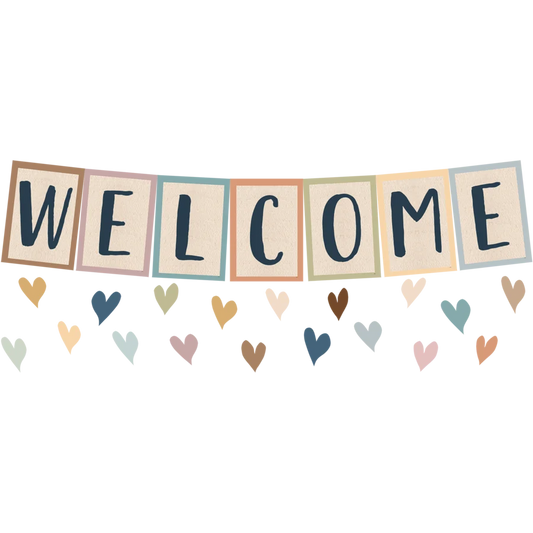 EVERYONE IS WELCOME WELCOME BULETIN BOARD 48PCS
