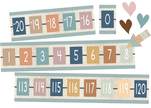 EVERYONE IS WELCOME NUMBER LINE BULLETIN BOARD
