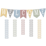 CLASSROOM COTTAGE PENNANTS WELCOME BULLETIN BOARD