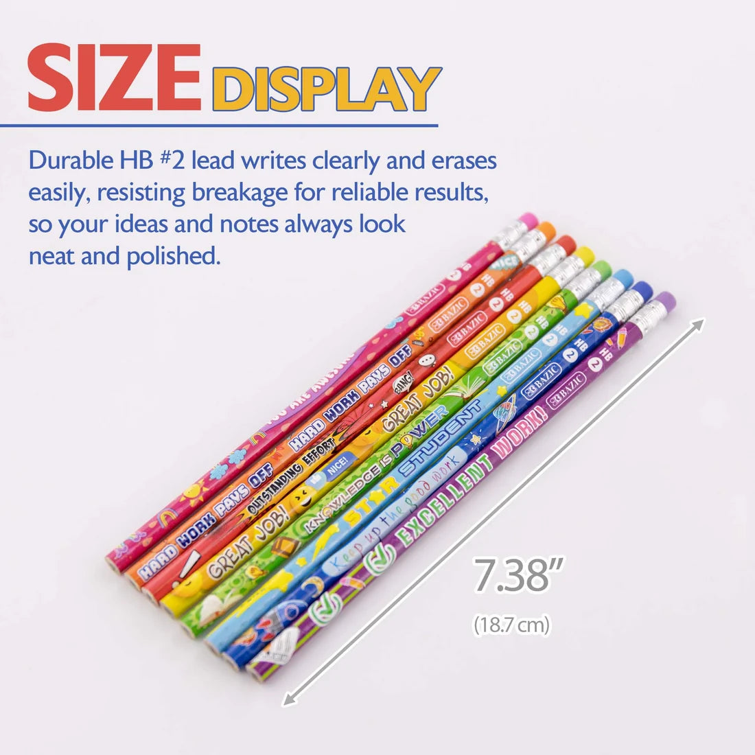 Reward & Incentive Wood Pencil pqt. 8