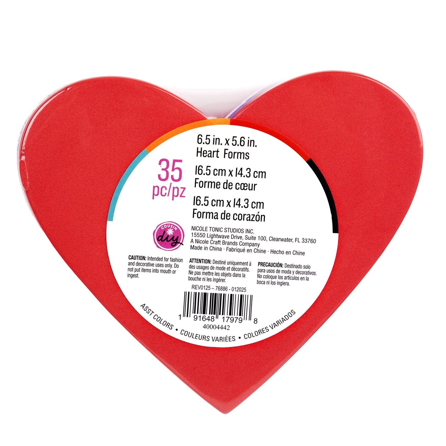 Heart Foam Cutouts | 35pk