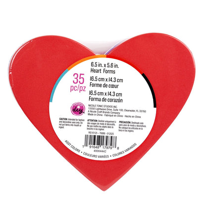 Heart Foam Cutouts | 35pk
