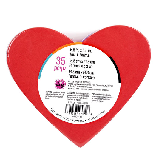 Heart Foam Cutouts | 35pk