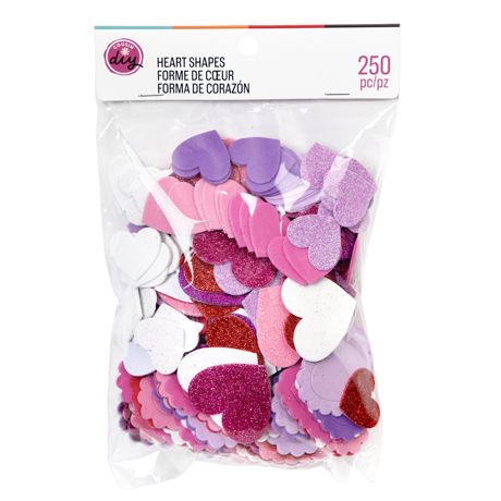 Heart Foam Stickers | 250 pc