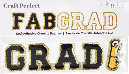 Craft Perfect Chenille Self Adhesive Grad Patch