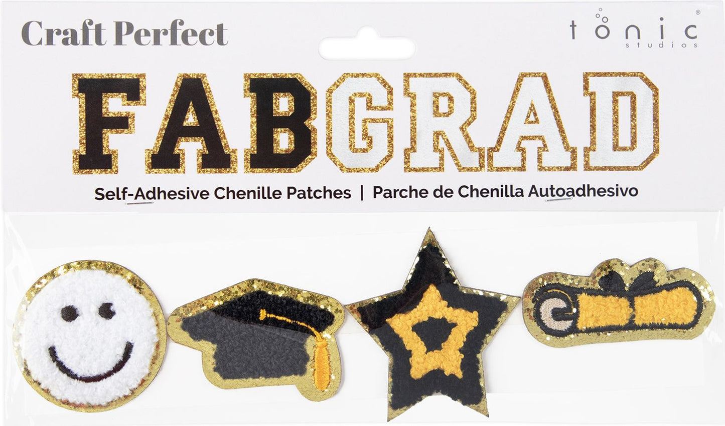 Craft Perfect Chenille Self Adhesive Grad Patch Pack