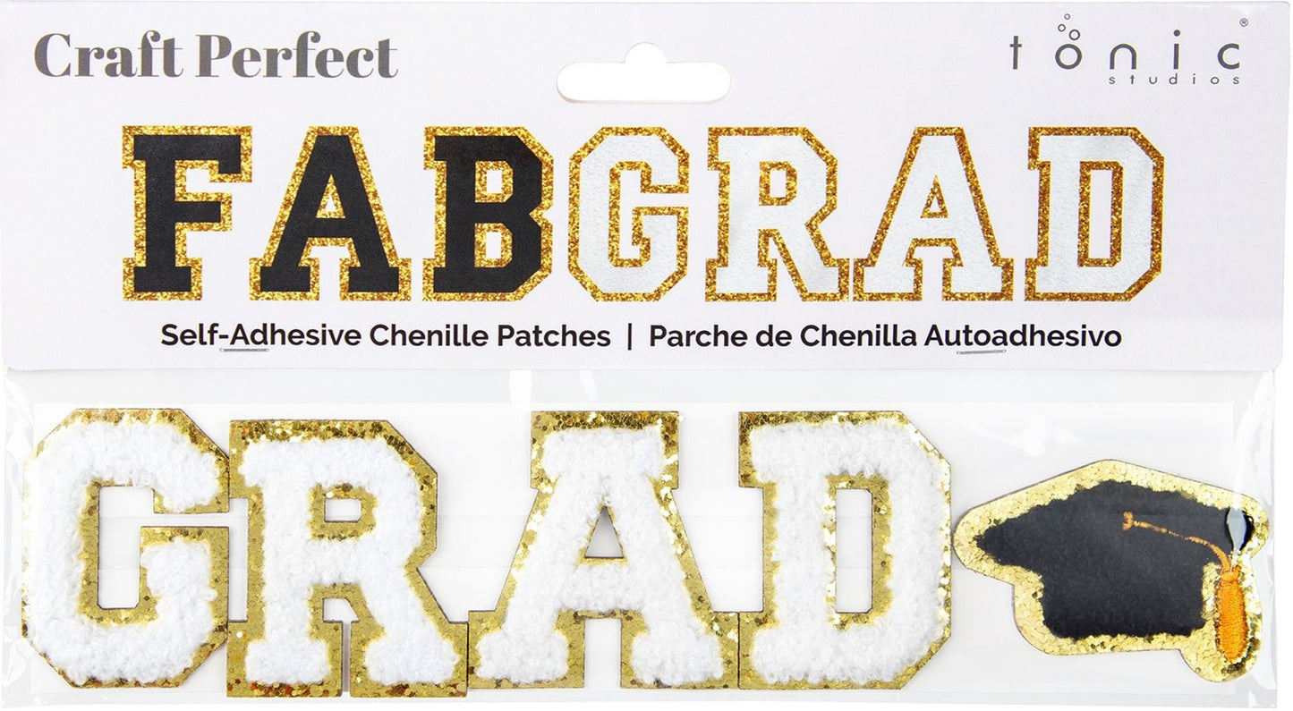 Craft Perfect Chenille Self Adhesive Grad Patch