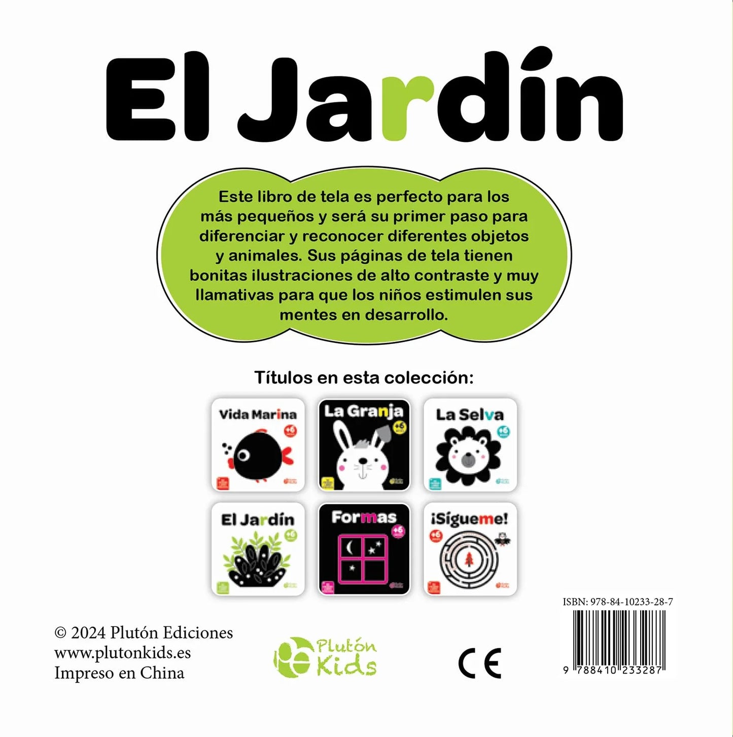 El Jardín | Mi Primer Libro Sensorial