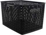 Bin,Weave,Large,Black