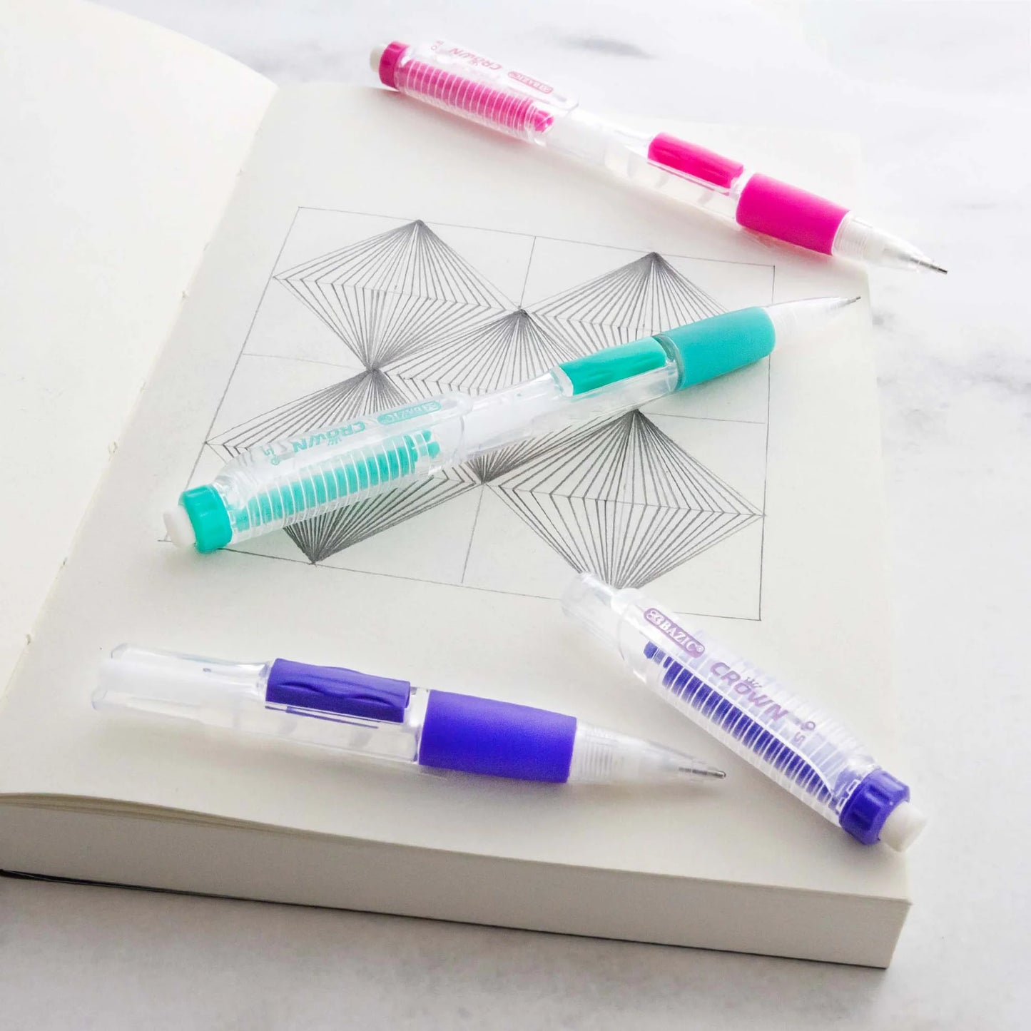 CROWN 0.5 MM MECHANICAL PENCIL PQT. 3