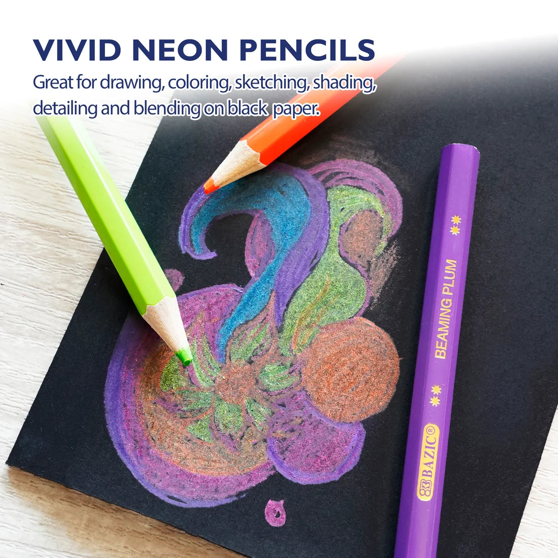 Neon Colored Pencil 8pk