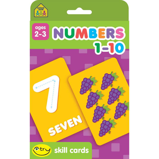 NUMBERS 1-10 I TRY SKILL CARDS