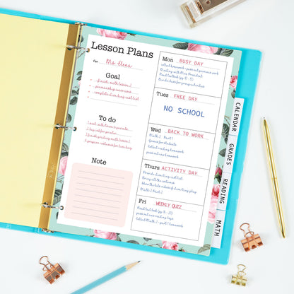 Big Tab Insertable Dividers 5-Tab Set Clear Tabs