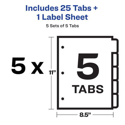 AV Index Maker Tabs 5