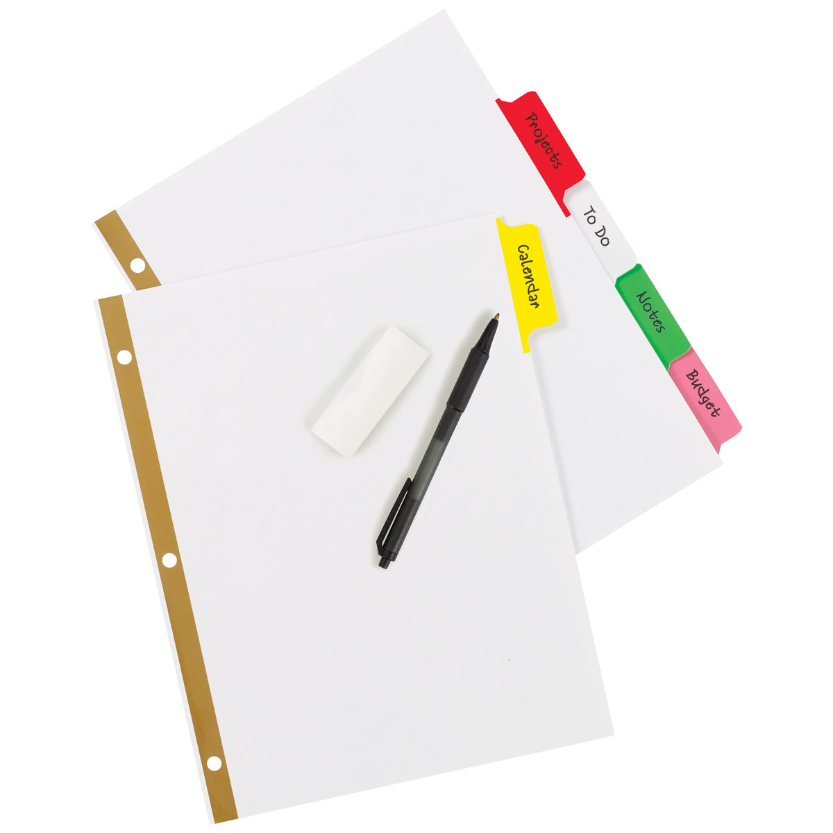 Big Tab Write & Erase Divider Multicolors 5 Tab