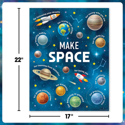 Outer Space Crew Make Space Chart