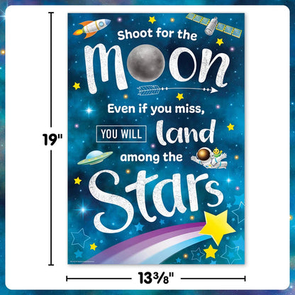 Shoot for the Moon Positive Poster