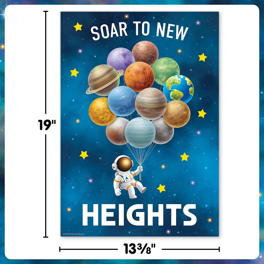 Soar to New Heights Positive Poster