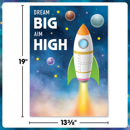 Dream Big Aim High Positive Poster