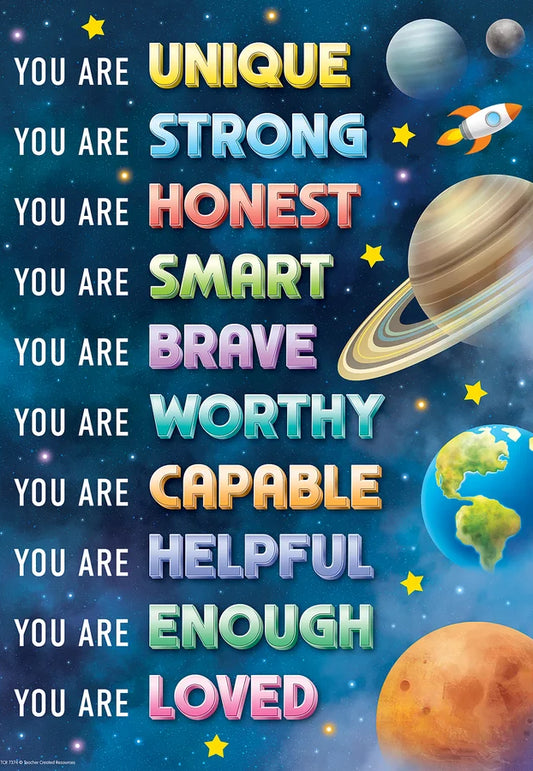 You Are Unique Positive Poster