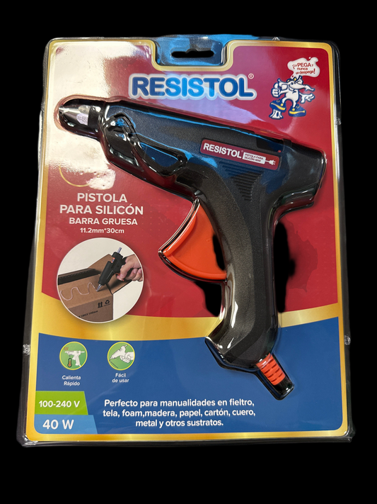 Pistola Silicon Resistol Barra Gruesa
