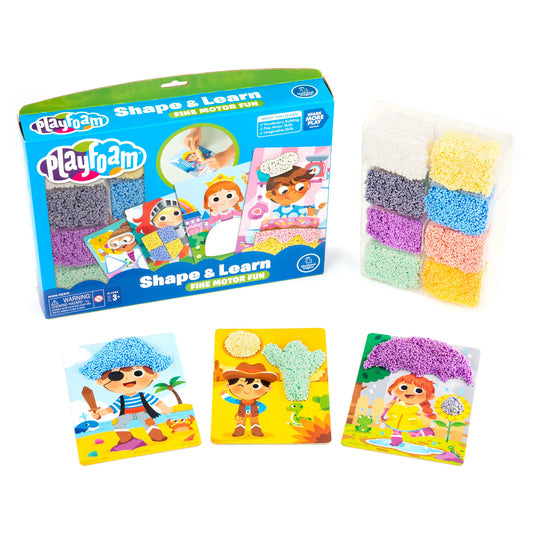PLAYFOAM SHAPE & LEARN FINE MOTOR FUN