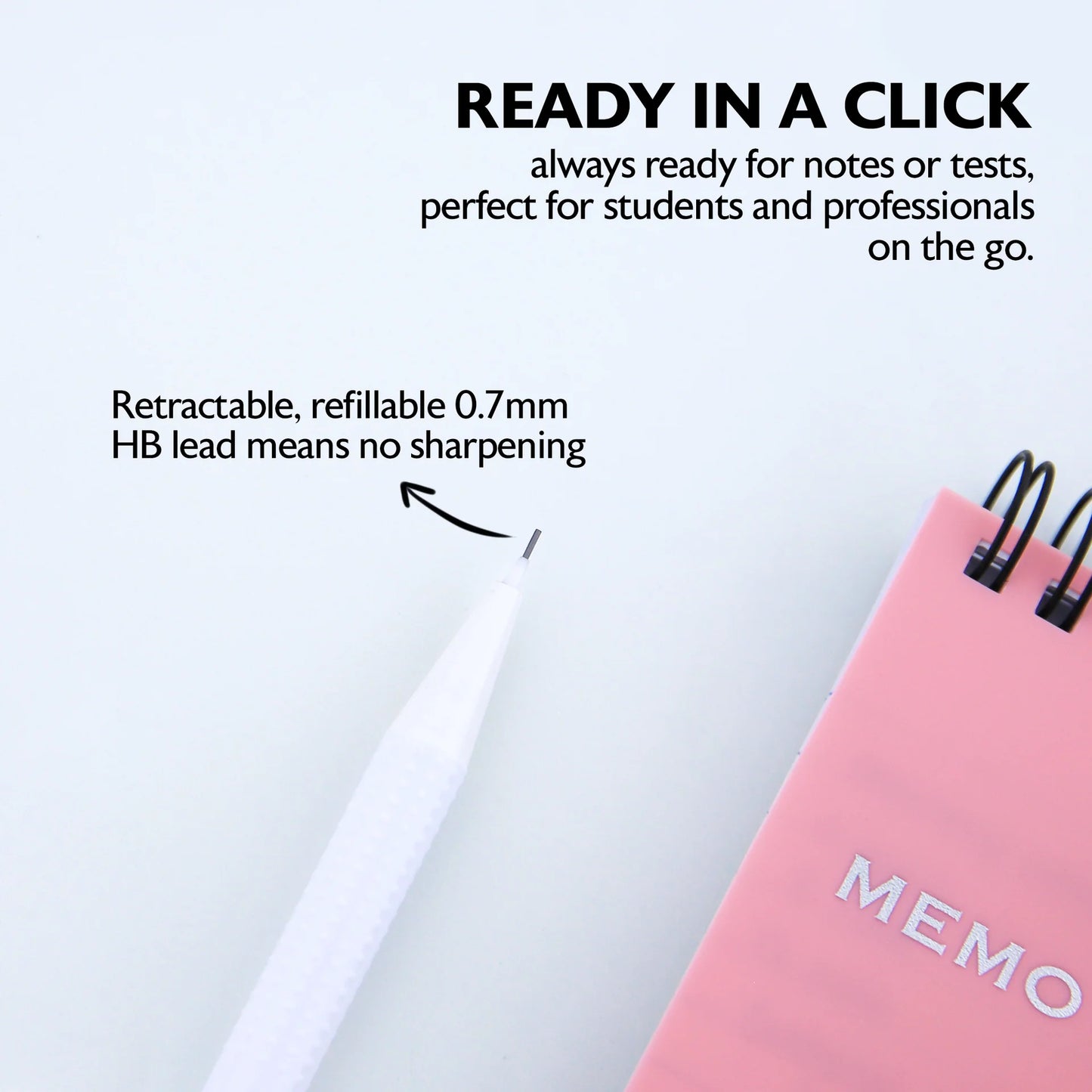 BAZIC Saige Chroma 0.7 mm Mechanical Pencil (4/Pack)