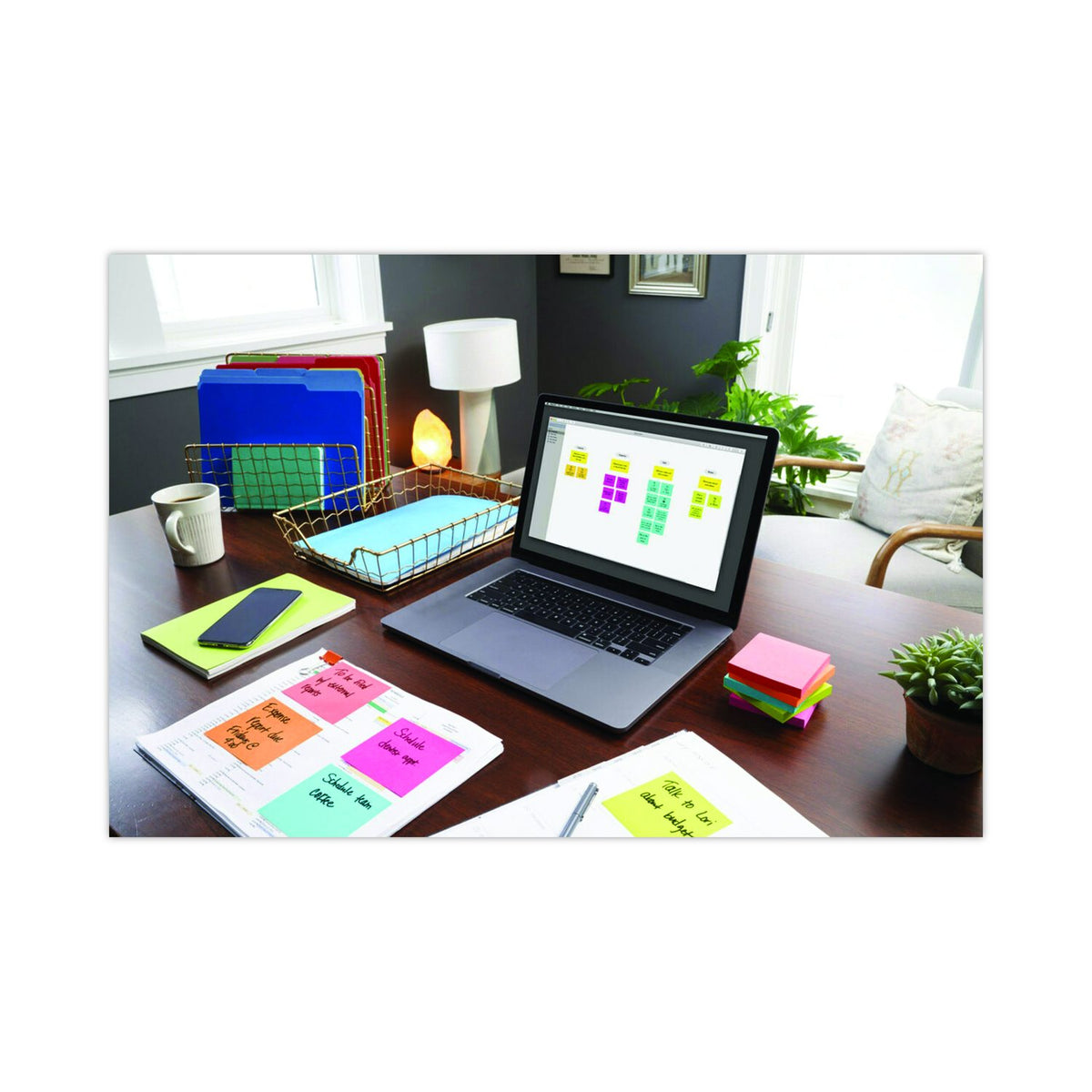 Post It Note 1-1/2 x 2 Neon PQT.12 – imagen 3 - JA Riollano